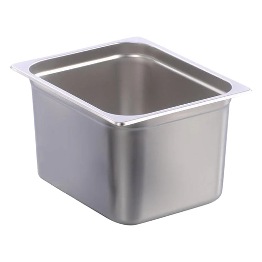 12 Inserto Medio Acero Inoxidable 6" Alto