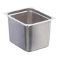 12 Inserto Medio Acero Inoxidable 8" Alto