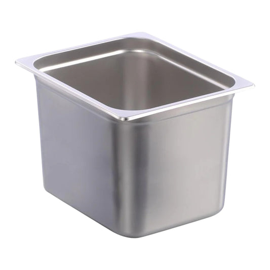 12 Inserto Medio Acero Inoxidable 8" Alto