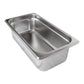 6 Inserto Tercio Acero Inoxidable 8" Alto