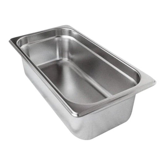 6 Inserto Tercio Acero Inoxidable 8" Alto