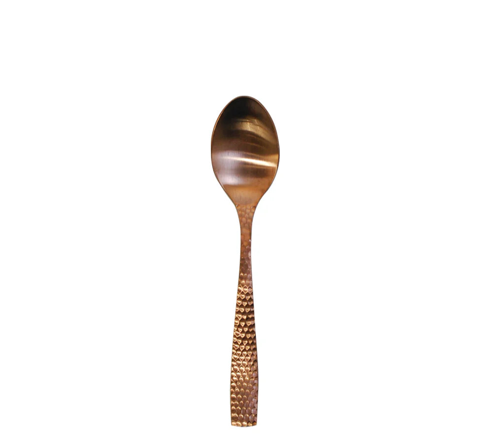 Parma Gold Rose | Set de 12 Cucharas Cafeteras De 15.5 Cm