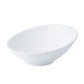 10 Tazon Inclinado 21 Cm Melamina Blanca Mate