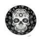 6 piezas de Plato Trinche Negro Calavera