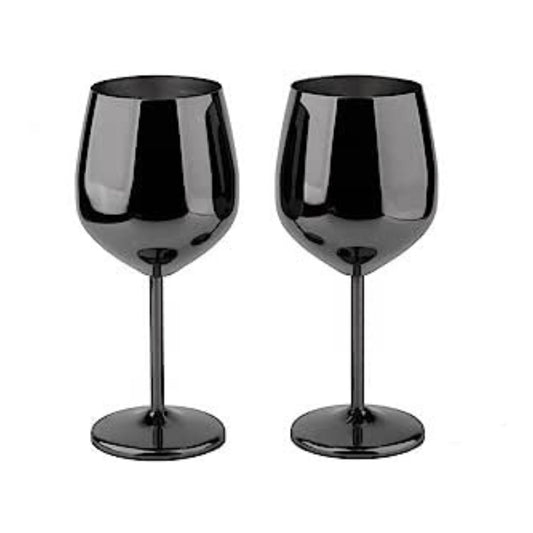 Copa negra vino tinto vidrio 500 ml