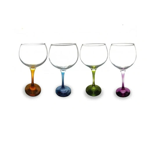 Set Copas Gin Colores Vidrio Pasabahce