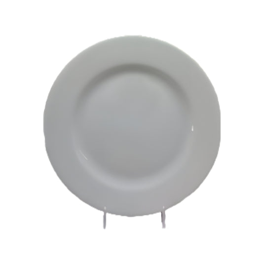 24 piezas de Plato Porcelana de primera Blanco Polar 27 cm