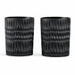 Nachtmann 105395 - Juego de vasos de whisky (12 unidades, 304 ml), color negro