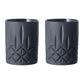 12 Vaso Whiskey Negro Mate 295ml Nachtmann