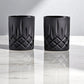 12 Vaso Whiskey Negro Mate 295ml Nachtmann