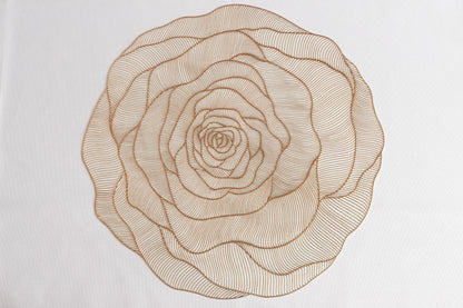 MANTEL  INDIVIDUAL  PVC ROSAS
