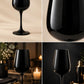Copa Para Vino Fame Negro 480ml Pack 12