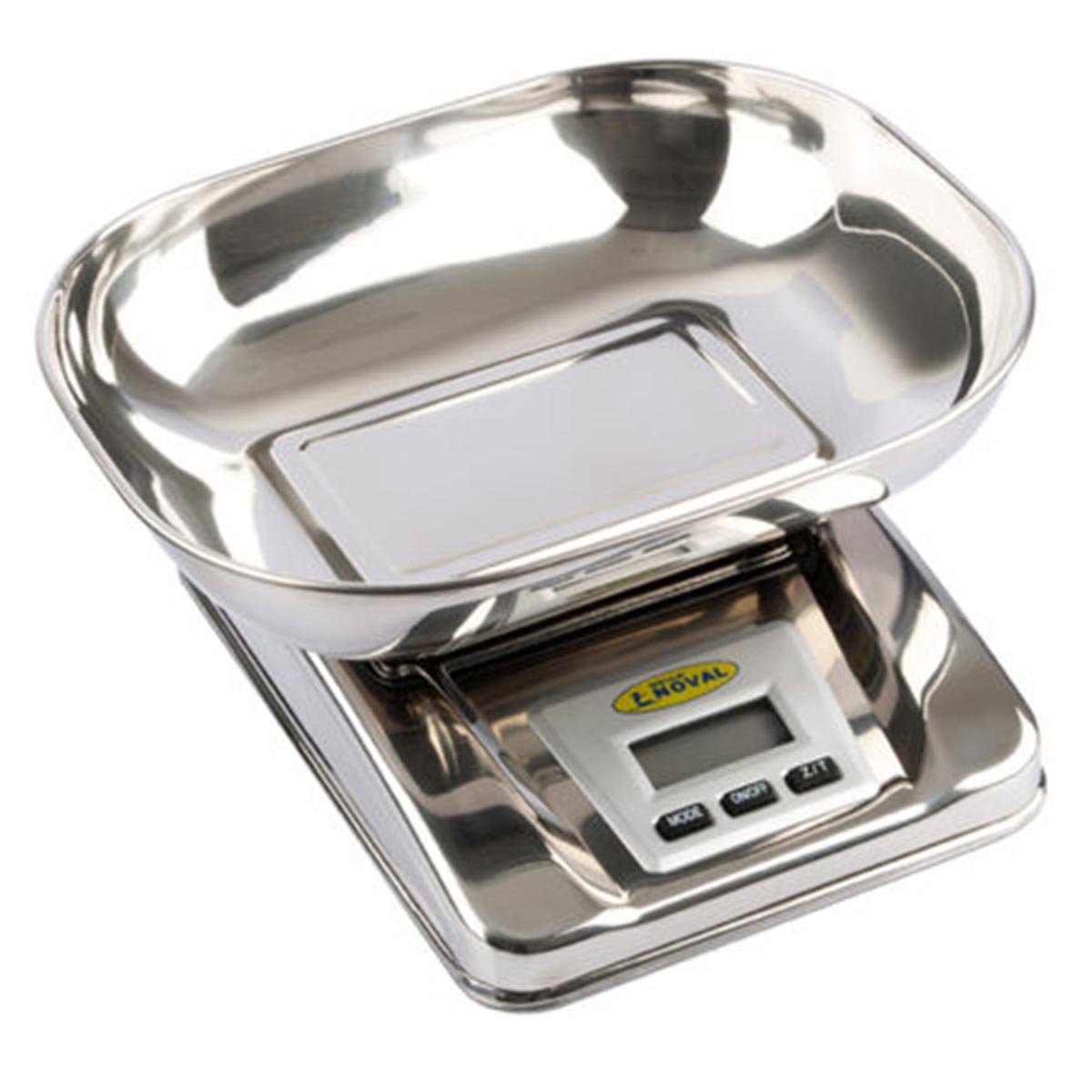 Báscula Digital de Cocina Profesional EK06B-TN con Charola Honda de Acero Inoxidable | Grado HORECA