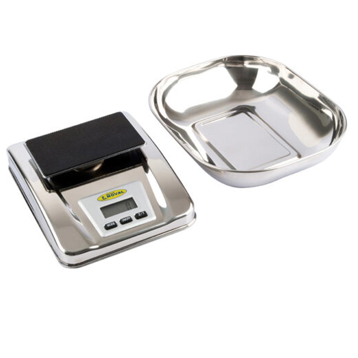 Báscula Digital de Cocina Profesional EK06B-TN con Charola Honda de Acero Inoxidable | Grado HORECA