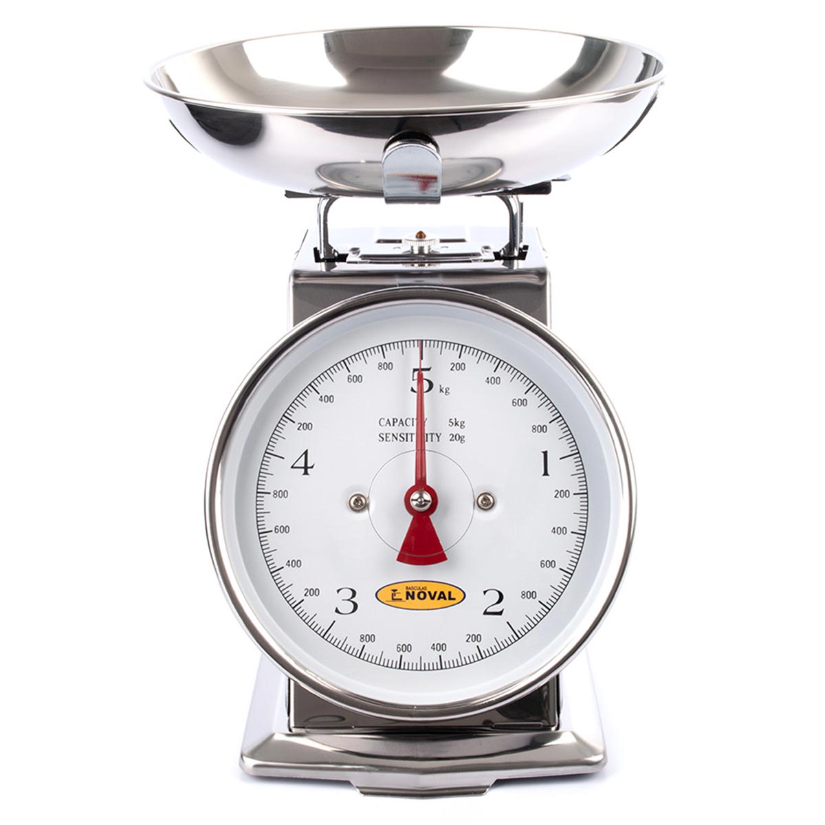 Báscula Mecánica Análoga de Cocina SD con Charola de Acero Inoxidable | Grado HORECA
