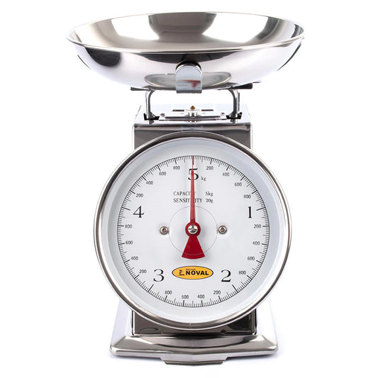 Báscula Mecánica Análoga de Cocina SD con Charola de Acero Inoxidable | Grado HORECA