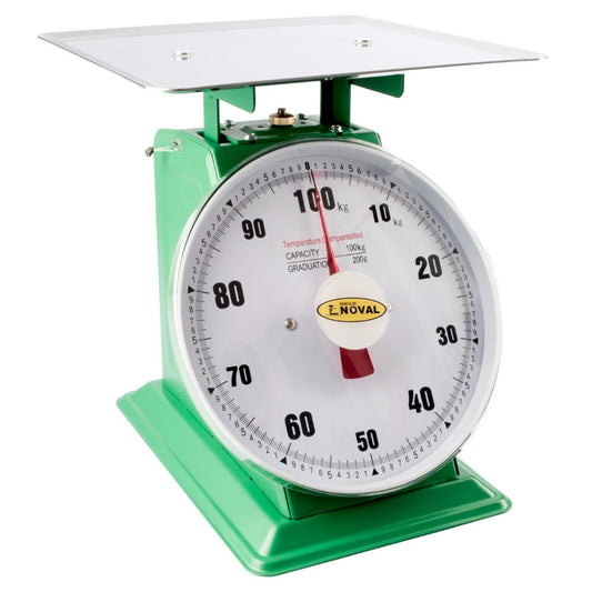 Báscula Industrial Mecánica de Muelle ATZ100 de 100 kg con Plato de Acero Inoxidable | Grado HORECA