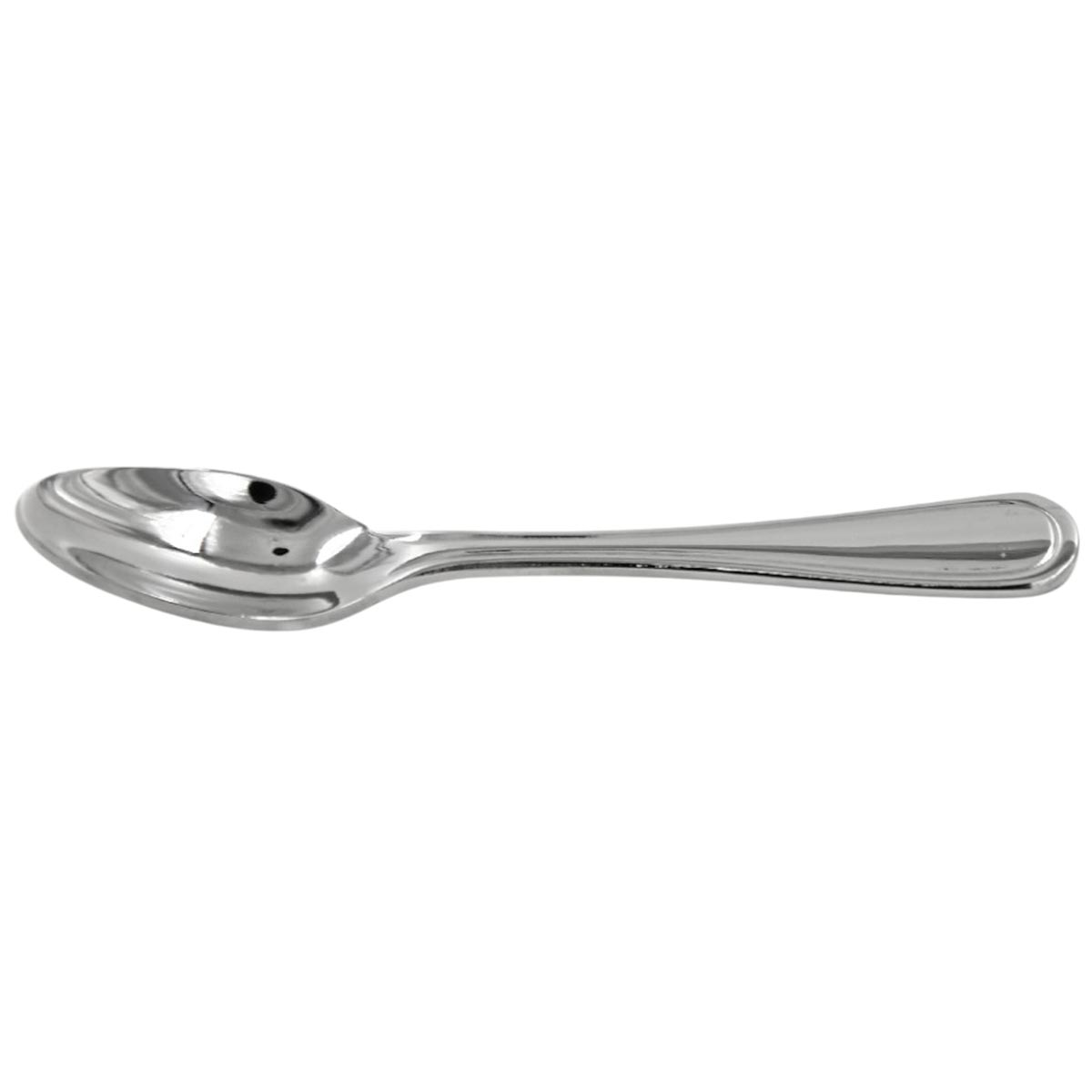 Bremen | Set de 12 Cucharas Moka de 12 cm | Acero Inoxidable con Reborde Clásico