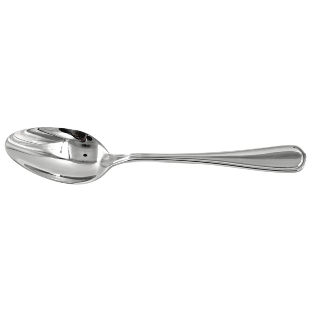 Bremen | Set de 12 Cucharas Soperas Europeas de 21 cm | Acero Inoxidable con Reborde Clásico