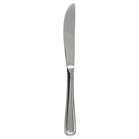 Bremen | Set de 12 Cuchillos de Mesa de 23 cm | Acero Inoxidable con Reborde Clásico