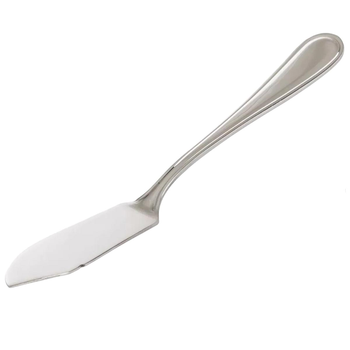 Bremen | Set de 12 Palas para Pescado de 21 cm | Acero Inoxidable con Reborde Clásico