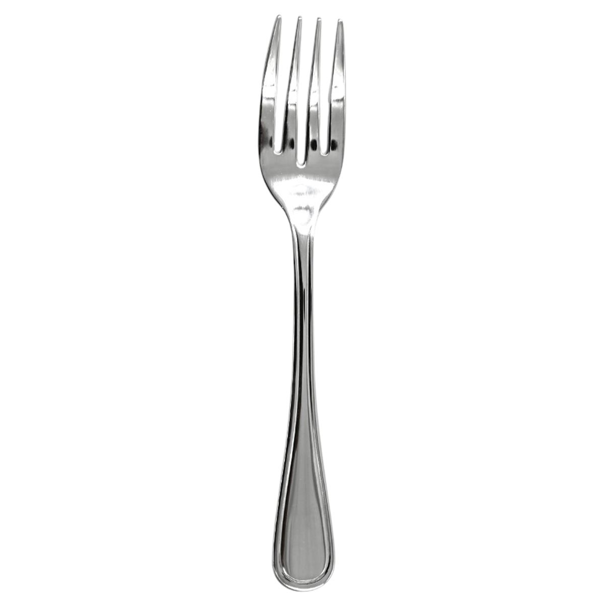 Bremen | Set de 12 Tenedores para Ensalada de 17.5 cm | Acero Inoxidable con Reborde Clásico