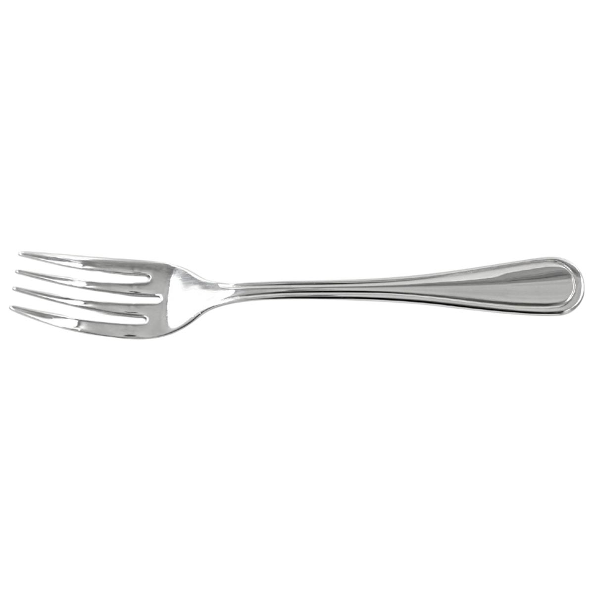 Bremen | Set de 12 Tenedores para Ensalada de 17.5 cm | Acero Inoxidable con Reborde Clásico