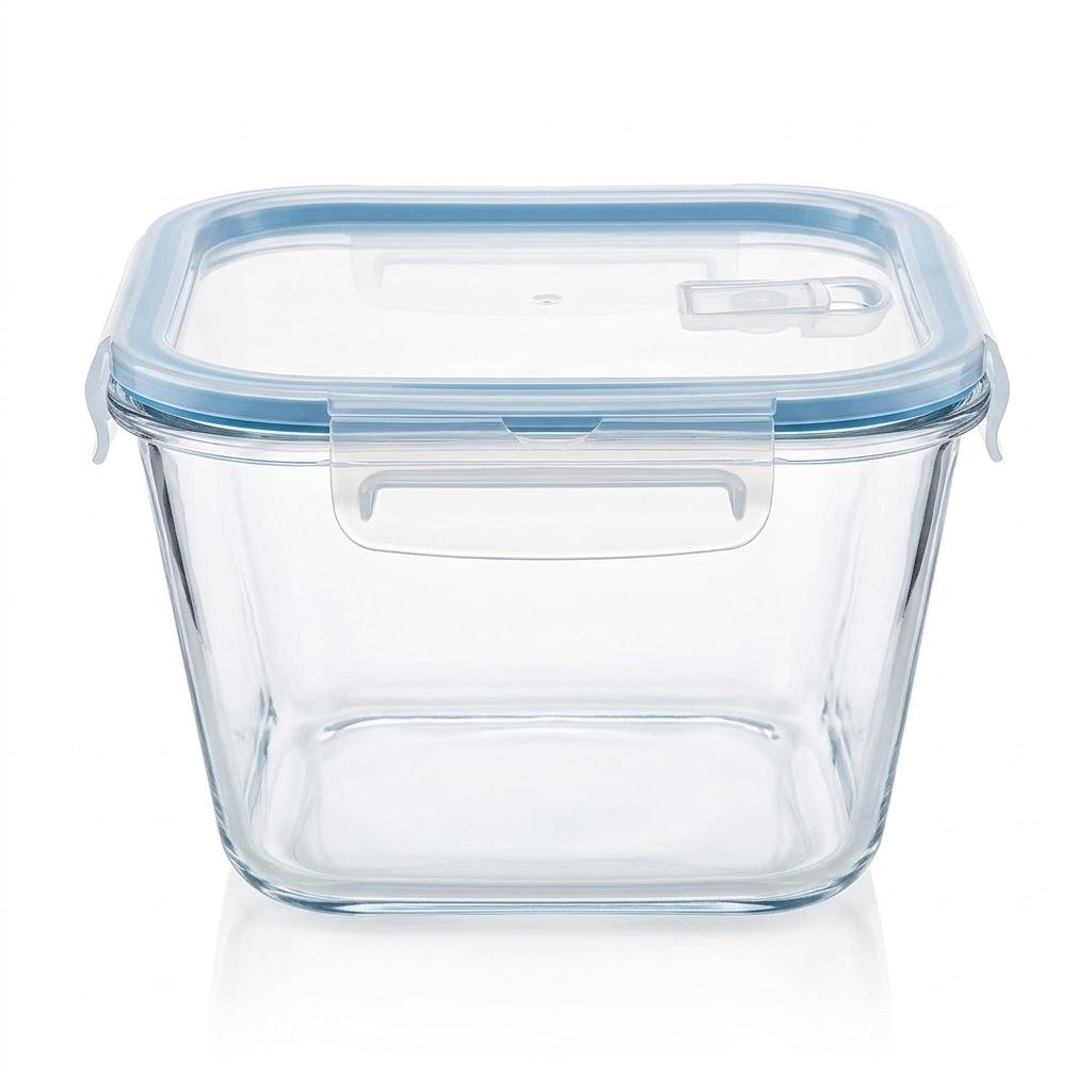 Contenedor Hermético de Vidrio 1850 ml con Tapa