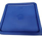 Contenedor Policarbonato Cuadrado Con Tapa Azul 18L