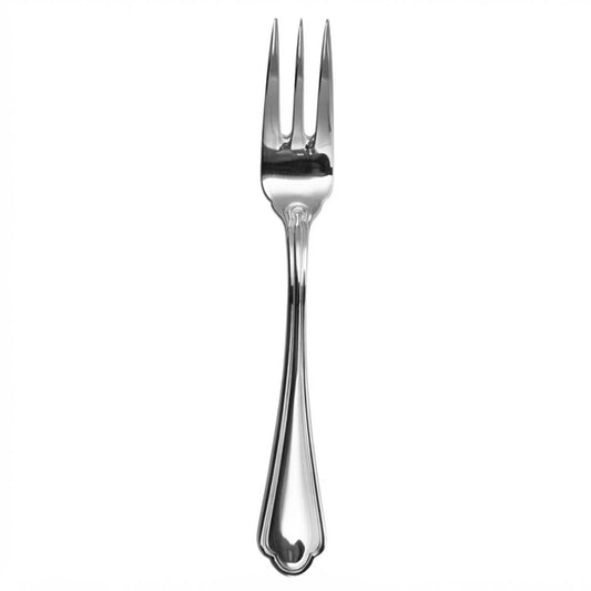 Ferrera | Set de 12 Tenedores para Ensalada de 19.5 cm | Acero Inoxidable con Líneas en Relieve
