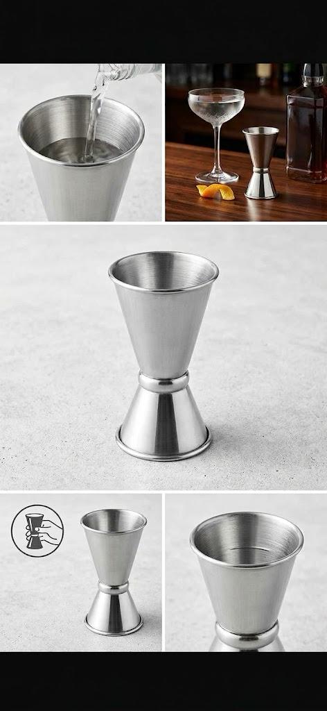 Jigger (Medidor de Coctel) Acero Inoxidable