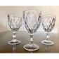 Juego 6 copas libia labradas Transparente vino tinto
