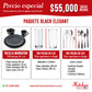 Black Elegant | Paquete de Vajilla para 100 Personas | Grado Profesional HORECA