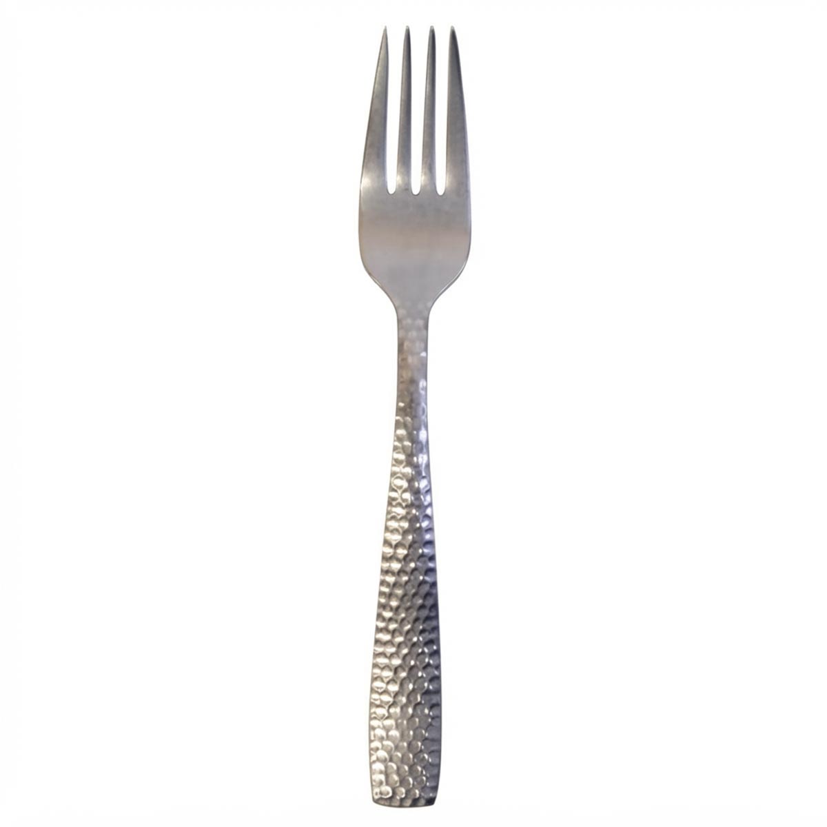 Parma Vintage | Set de 12 Tenedores Ensalada de 18 cm | Acero Inoxidable Martillado Vintage