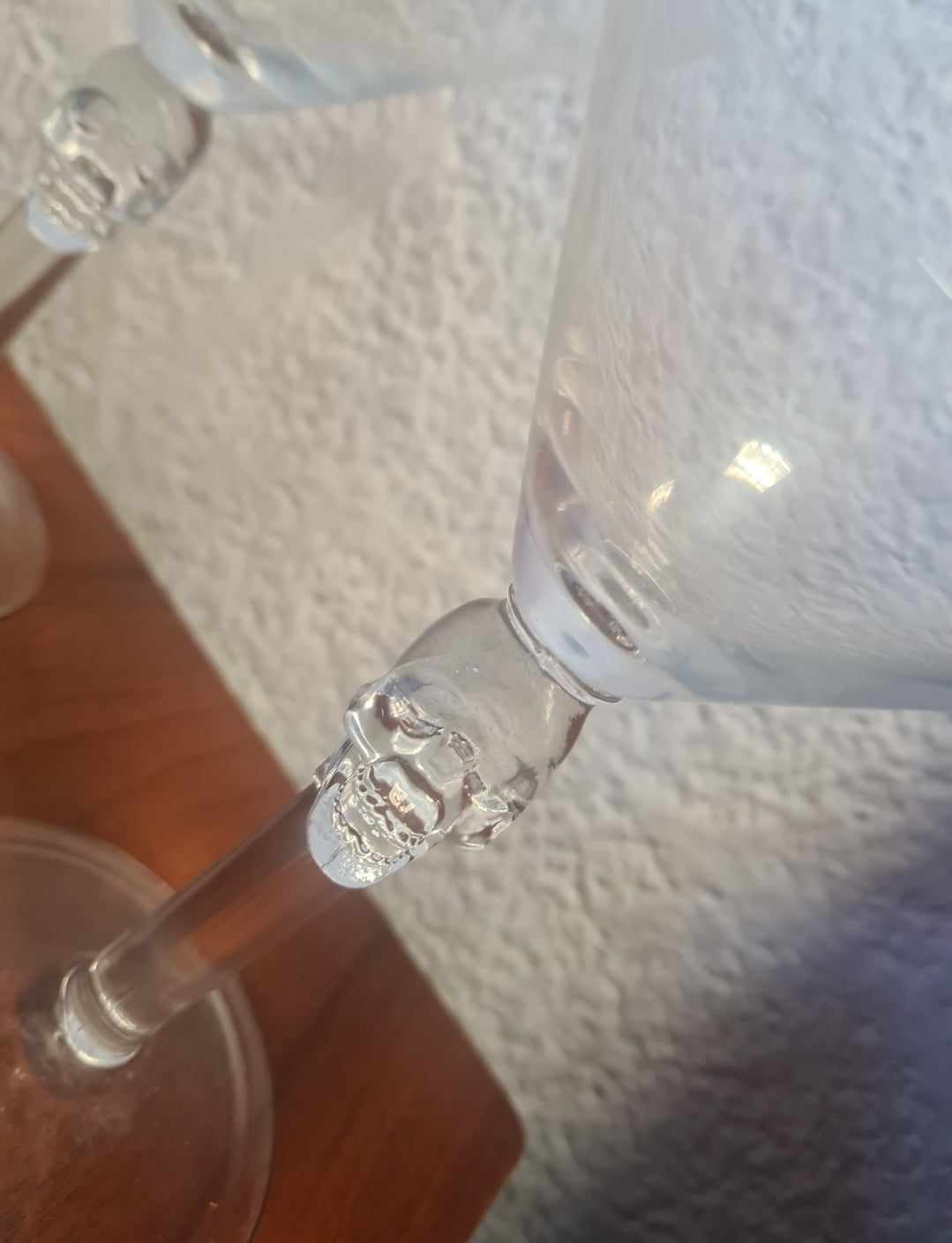 Copa martini calavera vidrio