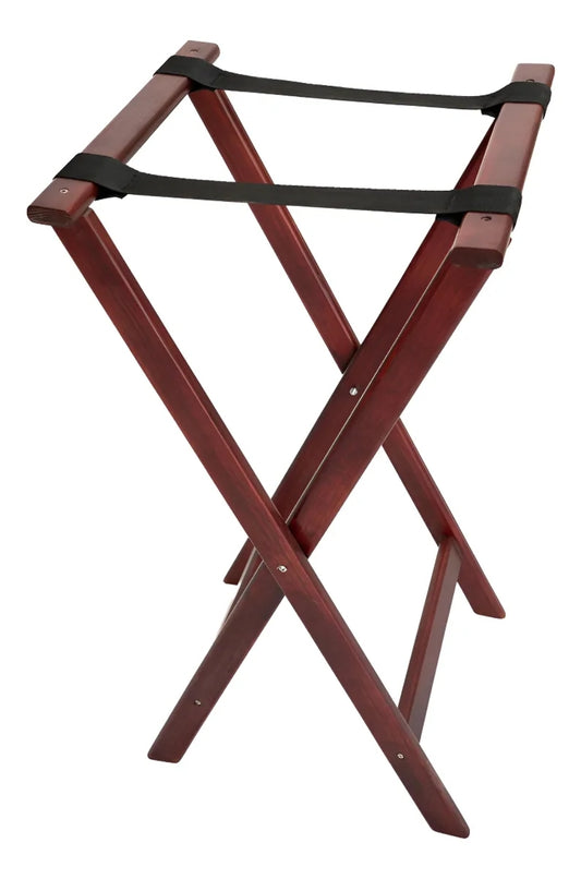 Cabrilla porta charola mesero madera caoba