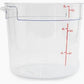 Contenedor Policarbonato Redondo Con Tapa Azul 6L