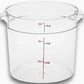 Contenedor Policarbonato Redondo Con Tapa Azul 6L