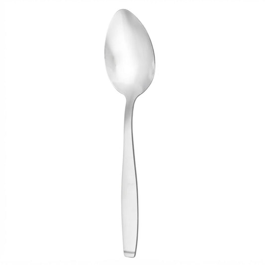 Tania | Set de 12 Cucharas Soperas de 18.5 cm | Acero Inoxidable Diseño Contemporáneo