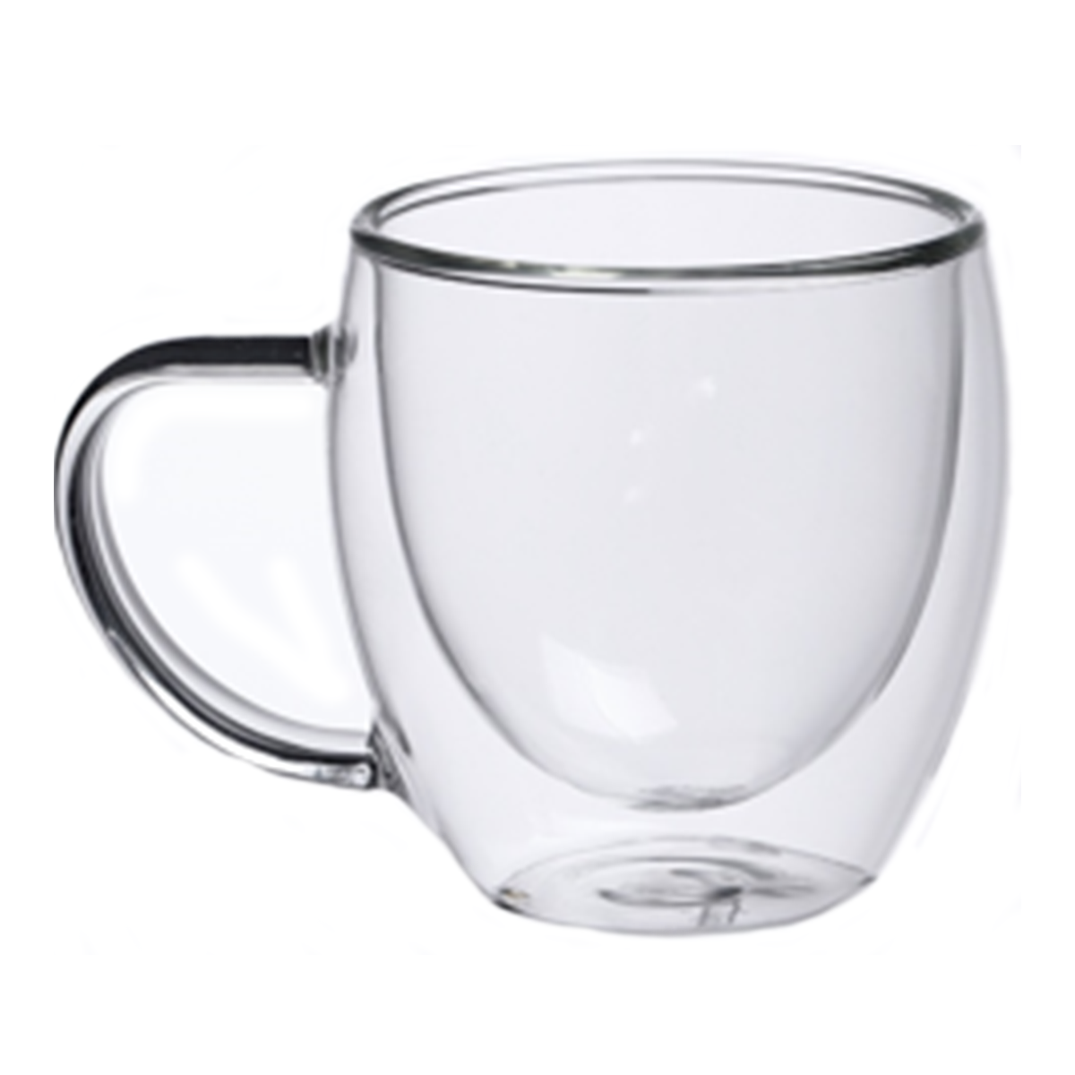 2 Tazas de Borosilicato Doble Pared 260 ml