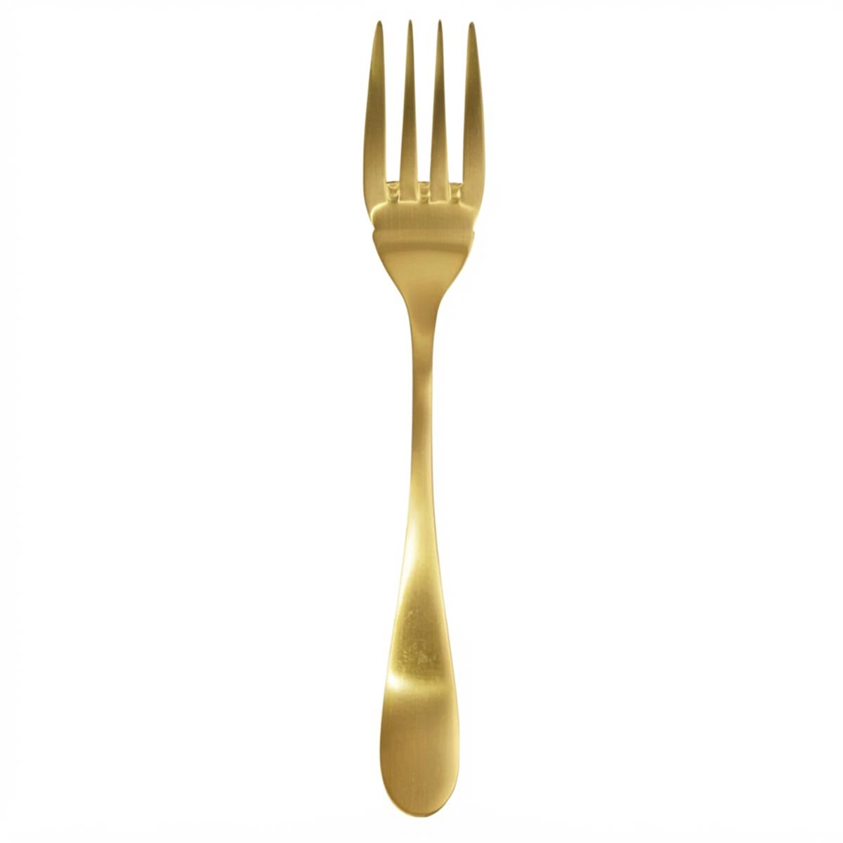 Rivoli Aura | Set de 12 Tenedores Ensalada de 19 cm | Acero Inoxidable Dorado