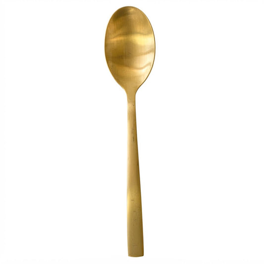 Venecia Aura | Set de 12 Cucharas Cafetera de 14 cm | Acero Inoxidable Dorado
