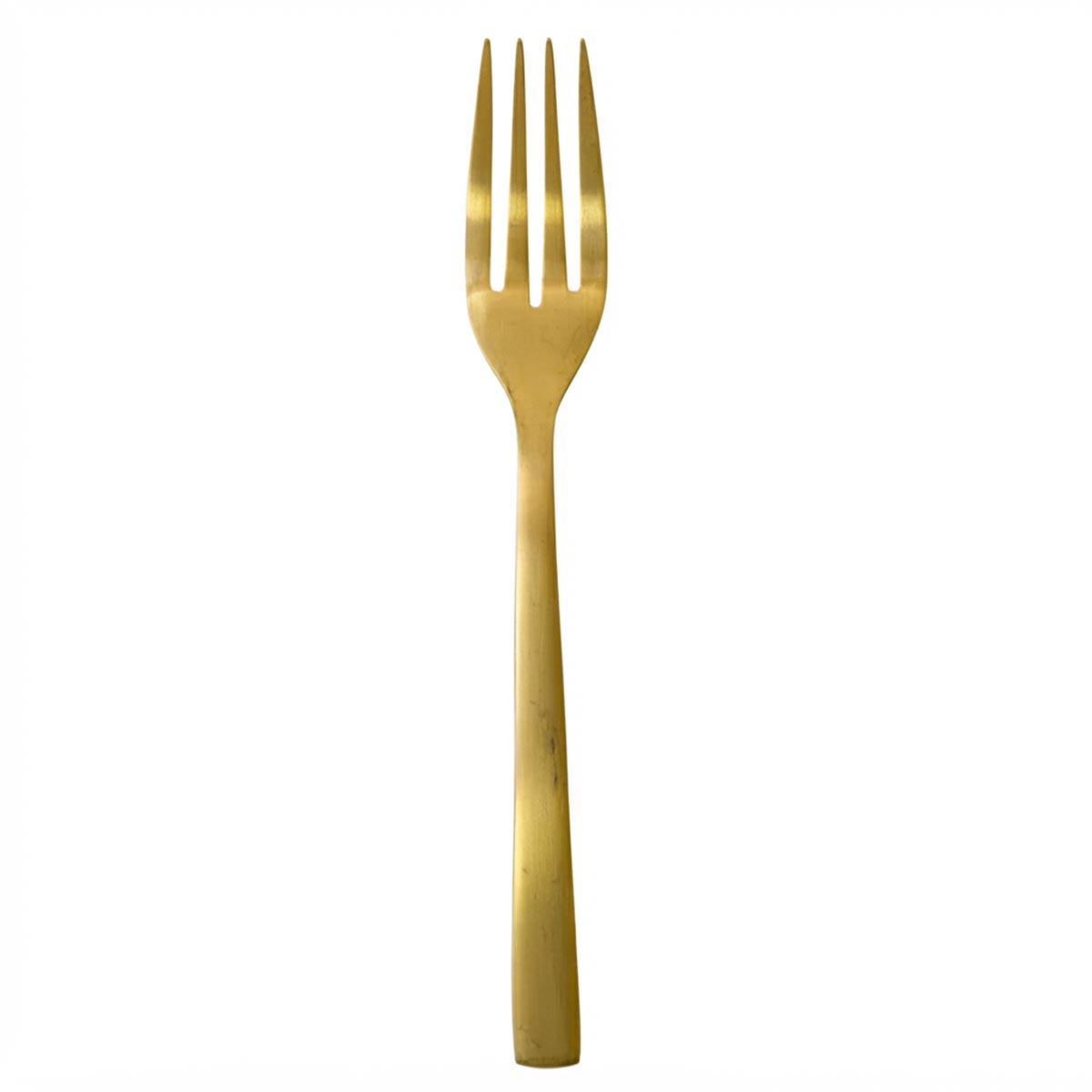 Venecia Aura | Set de 12 Tenedores Ensalada de 18 cm | Acero Inoxidable Dorado