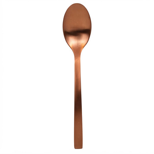 Venecia Gold Rose | Set de 12 Cucharas Cafetera de 14 cm | Acero Inoxidable Oro Rosa