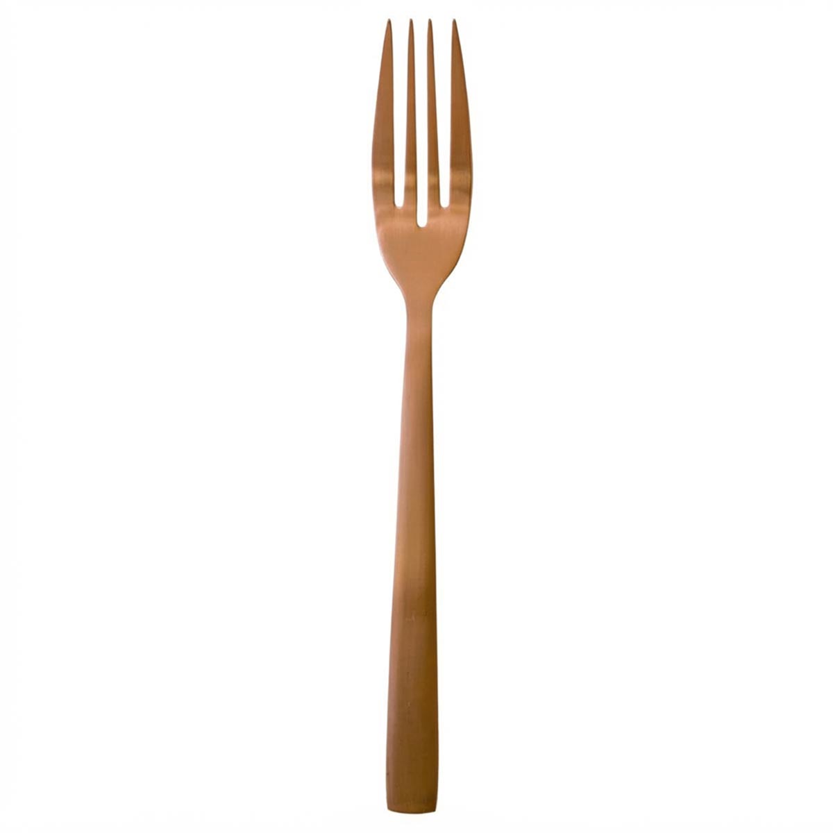 Venecia Gold Rose | Set de 12 Tenedores de Mesa de 20 cm | Acero Inoxidable Oro Rosa