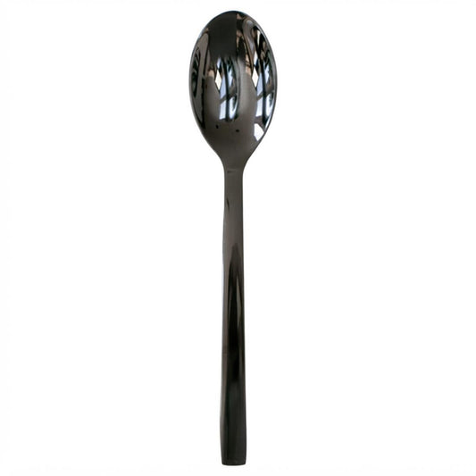 Venecia Onix | Set de 12 Cucharas Cafetera de 14 cm | Acero Inoxidable Negro Onix