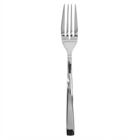 Venecia | Set de 12 Tenedores de Mesa de 20 cm | Acero Inoxidable Brillante