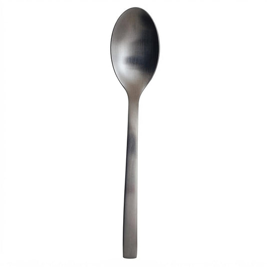 Venecia Vintage | Set de 12 Cucharas Cafeteras de 16 cm | Acero Inoxidable Acabado Vintage