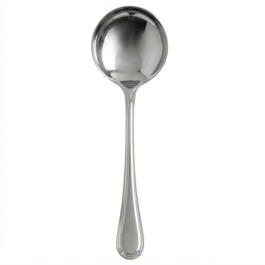 Viena | Set de 12 Cucharas Soperas Redondas de 17 cm | Acero Inoxidable