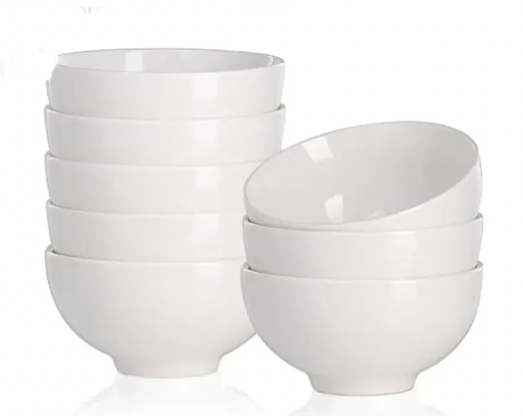 Tazón Porcelana 780 ml 8 Piezas